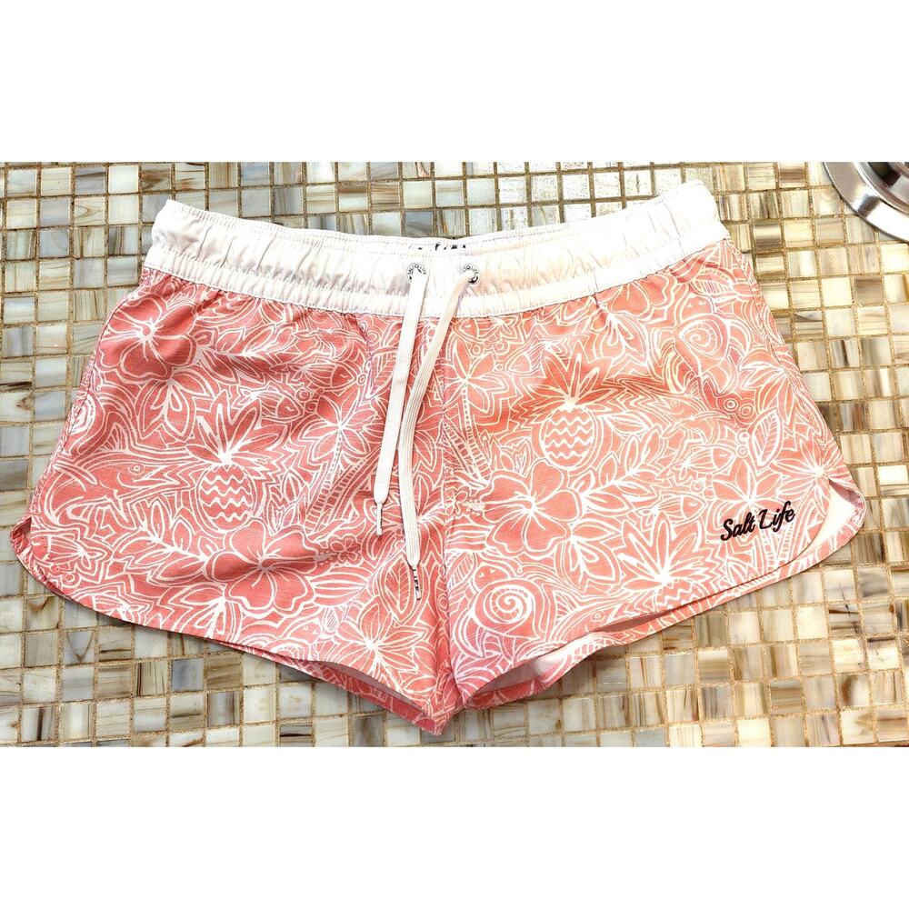 Salt Life Island Watch Board Shorts Sz SM